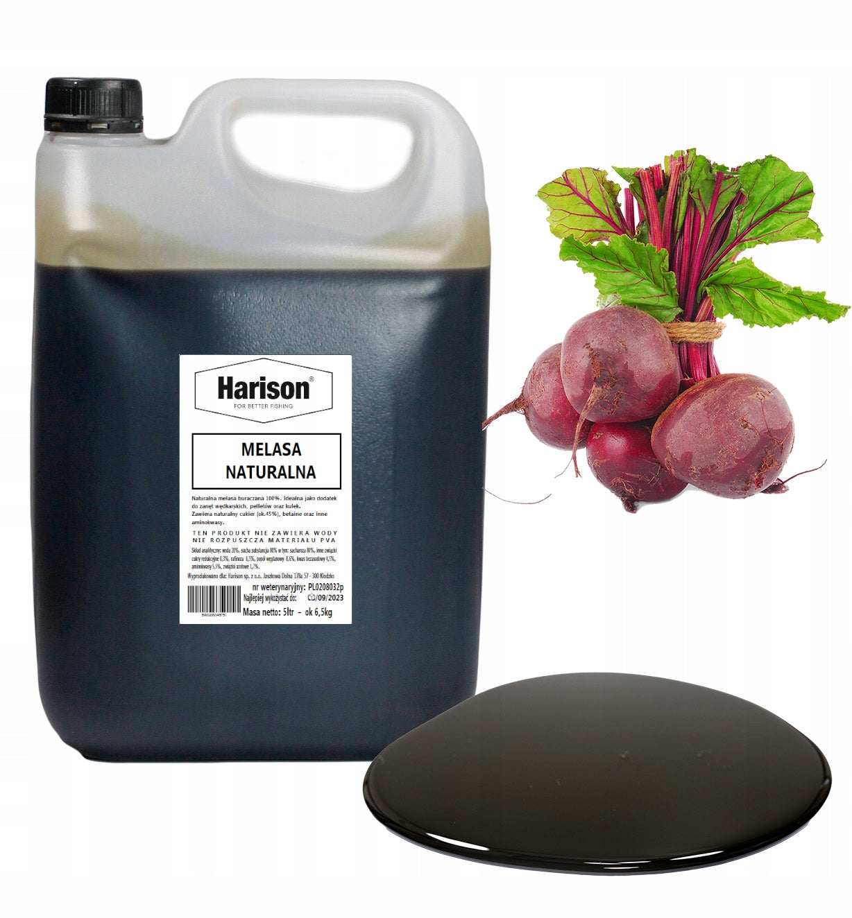 HARISON NATURAL MOLASSES 5L/6.5KG THICK mix bait carp bream lin karaś