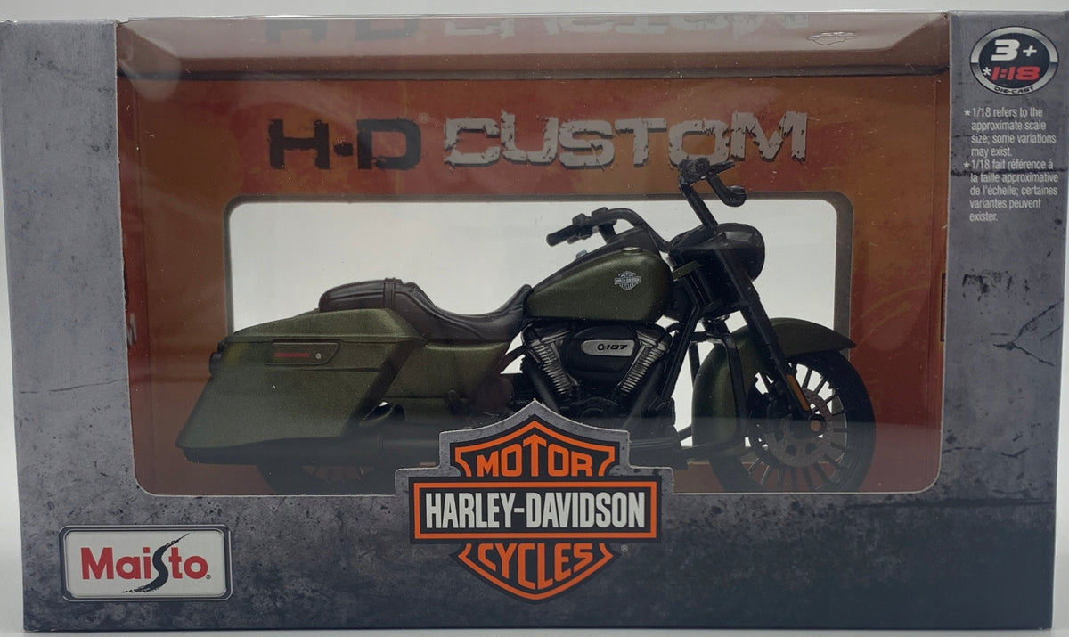 HARLEY-DAVIDSON Road King Special 2022 1:18 Maisto green Brand Maisto