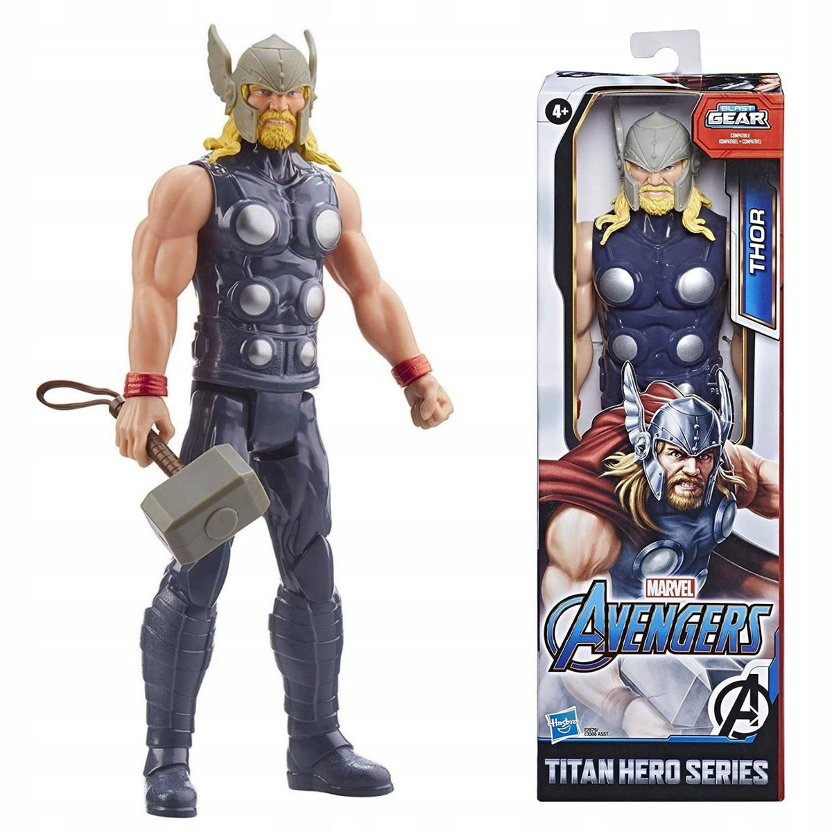 HASBRO THOR LARGE FIGURE AVENGERS 30cm E7879 TITAN HERO SERIES