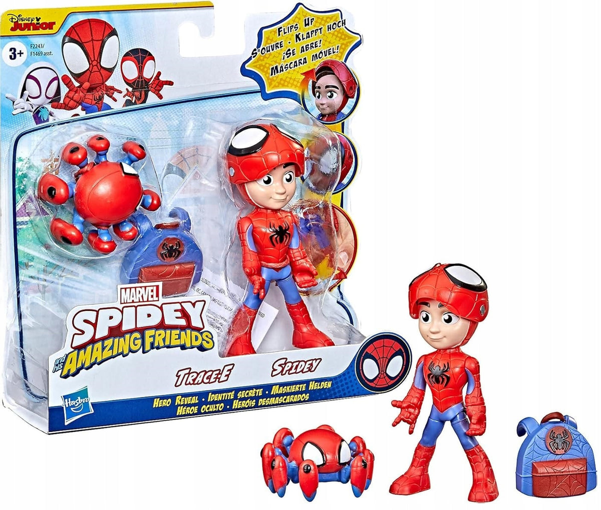 HASBRO figurine SPIDEY SPIDER-MAN F2243 Movable Mask MARVEL Disney Junior