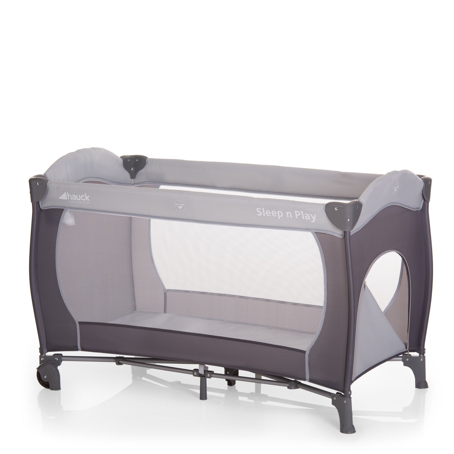 HAUCK SLEEP N PLAY TRAVEL COT FOLDING PLAYPEN 60x120 CM GREY