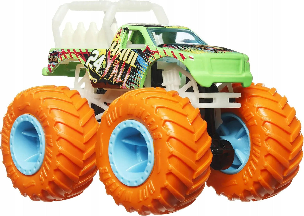 HAUL Y'ALL car Hot Wheels MONSTER TRUCKS GLOW IN THE DARK Brand Hot Wheels