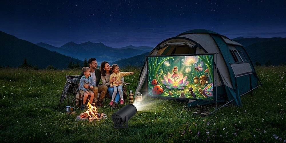 HAWK PJ10 HD (1280 x 720), 250 ANSI lumen, Wi-Fi, Bluetooth Manufacturer code Projektor Rzutnik LED PJ10 HAWK HWPJ001AGR