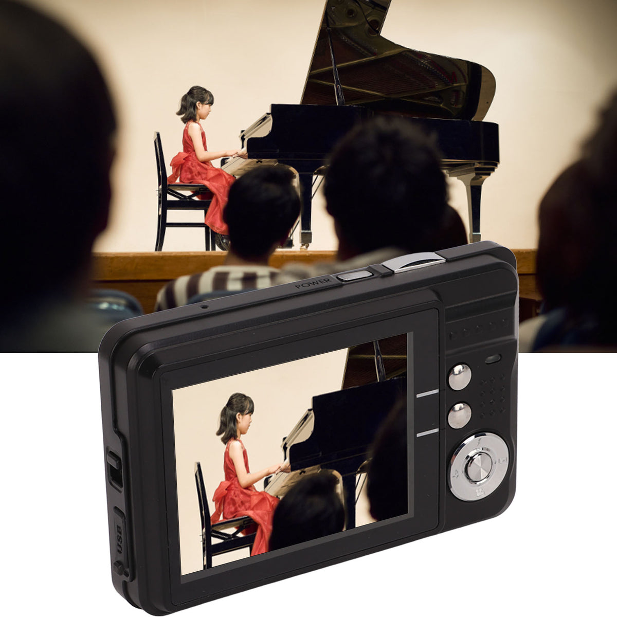 HD DIGITAL CAMERA 4K 48MP 2,7 -INCH LCD ANTI-SHOCK 8X ZOOM Packaging status original