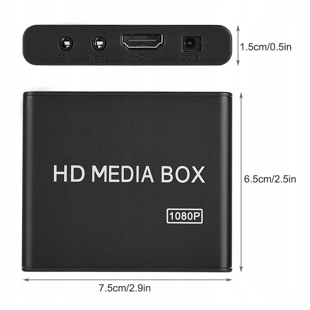 HD MEDIA PLAYER MINI BOX 1080P HDMI USB SD Brand no brand