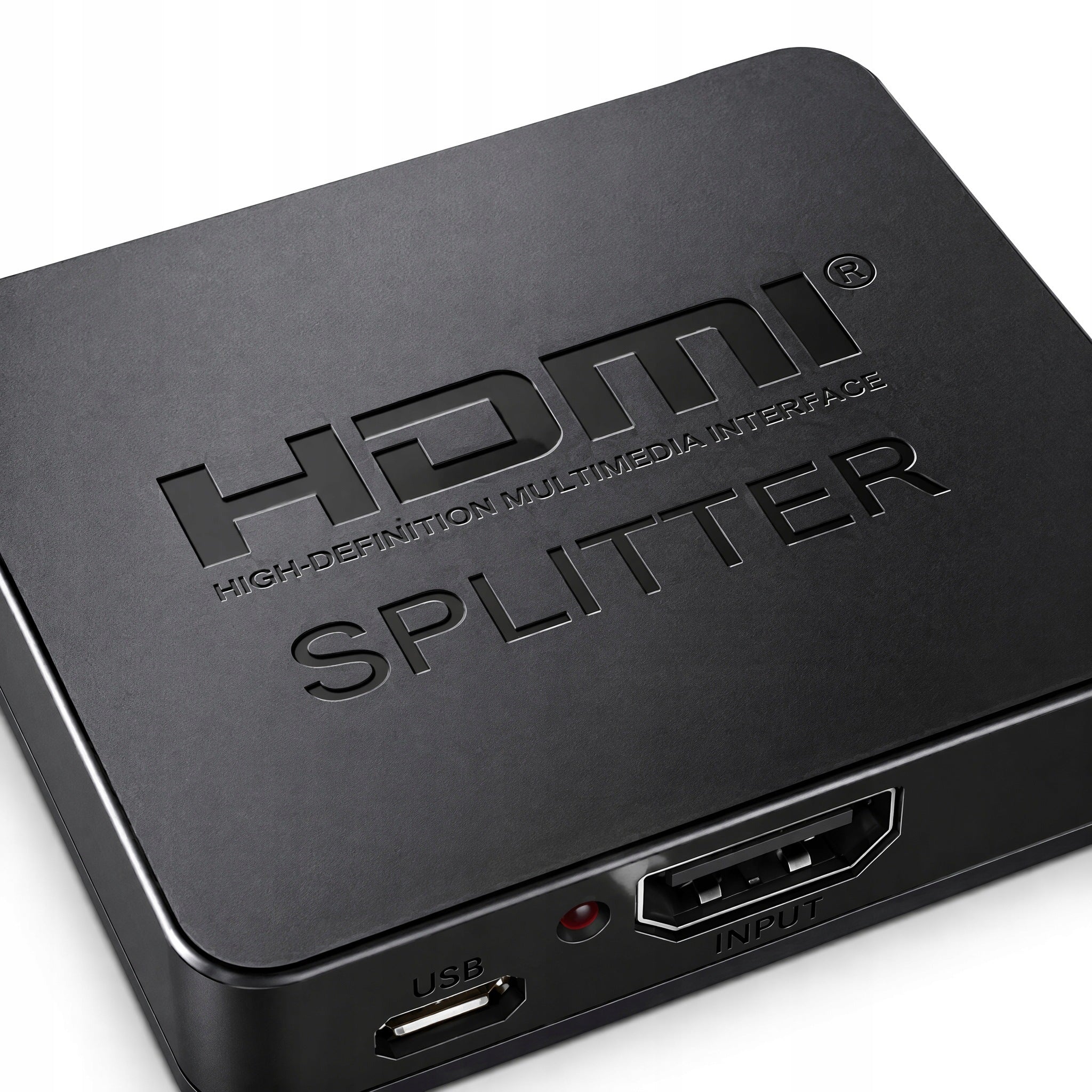 HDMI SPLITTER WITH 1 INPUT AND 2 OUTPUTS, 4K ADAPTER FOR 2 MONITORS Brand no brand