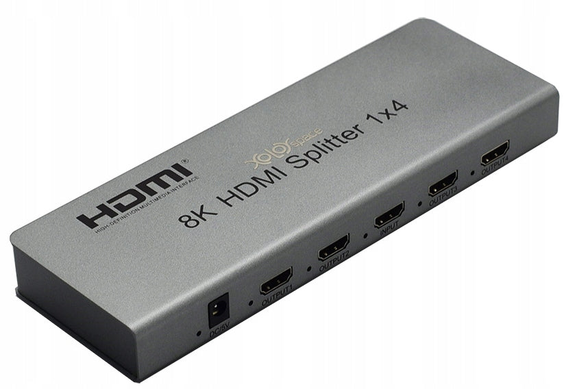HDMI Splitter 1x4 HDR HDMI 2.1 HDCP 2.3 8K 60Hz 4K 120Hz