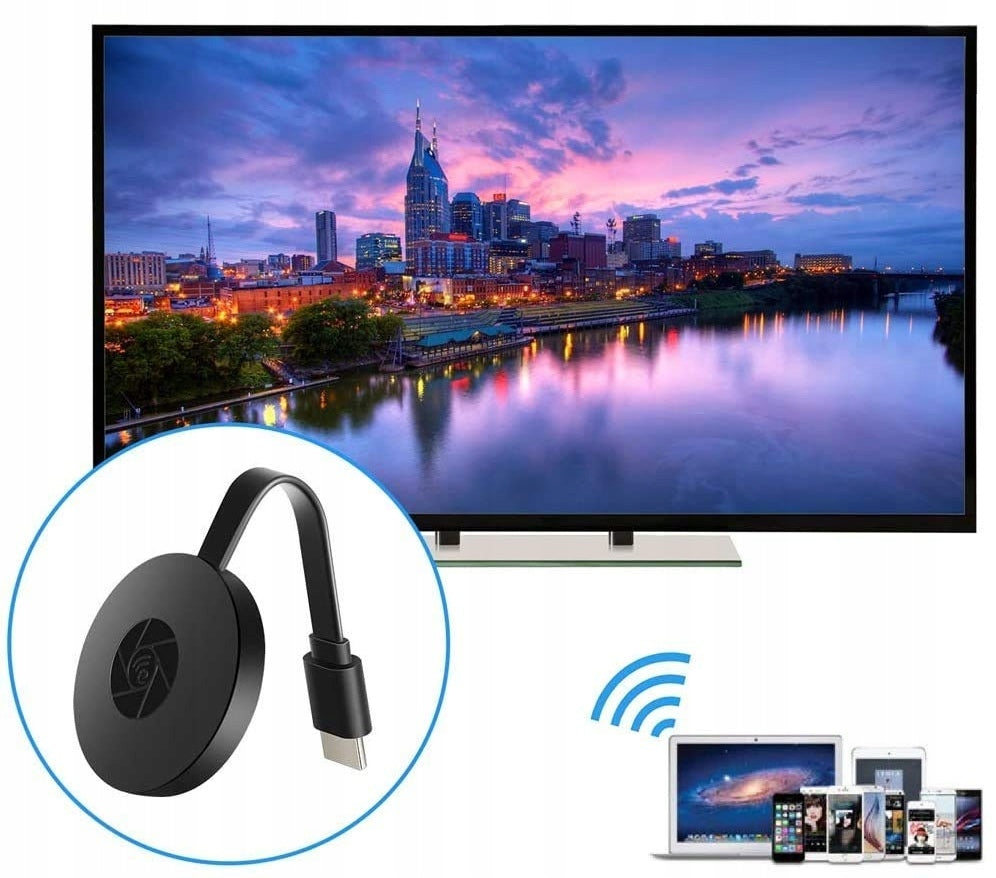 HDMI WIFI CHROMECAST STREAM 4K WIRELESS MIRRORSCREEN ADAPTER Packaging status original