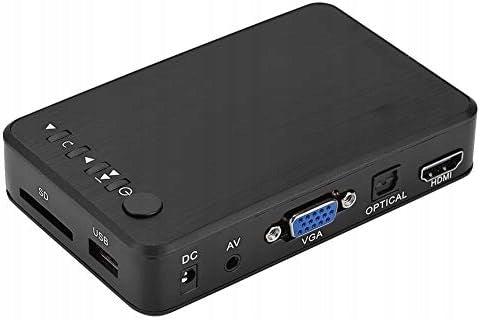 HDMI media player black 1080P HD audio and video with remote control
