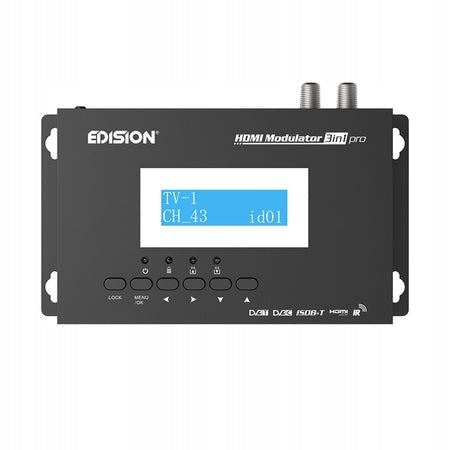 HDMI modulator EDISION 3in1 pro DVB-T/DVB-C/ISDB-T Manufacturer code 07-06-0013