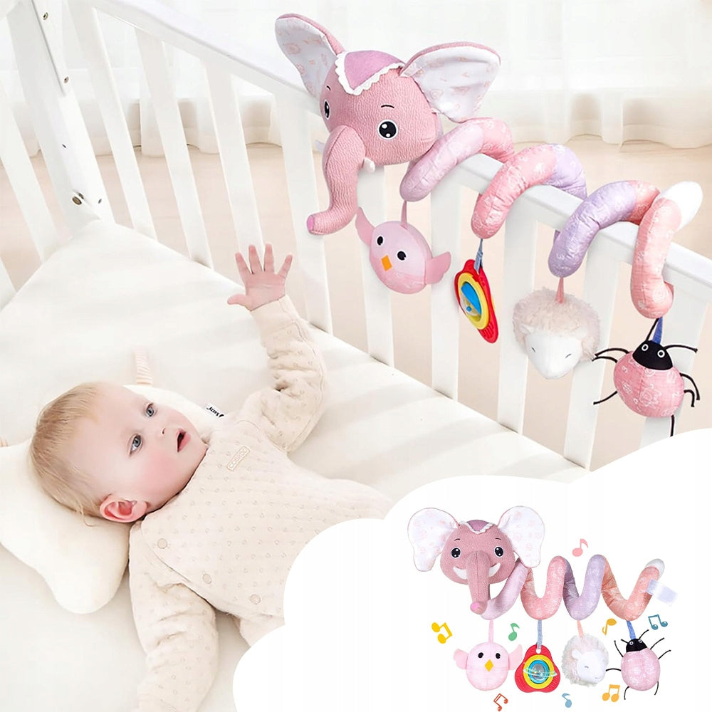 HEADBAND BOW PENDANT PLAYING INTERACTIVE FOR CRIB CAR SEAT CARRIER 0+ Packaging status original