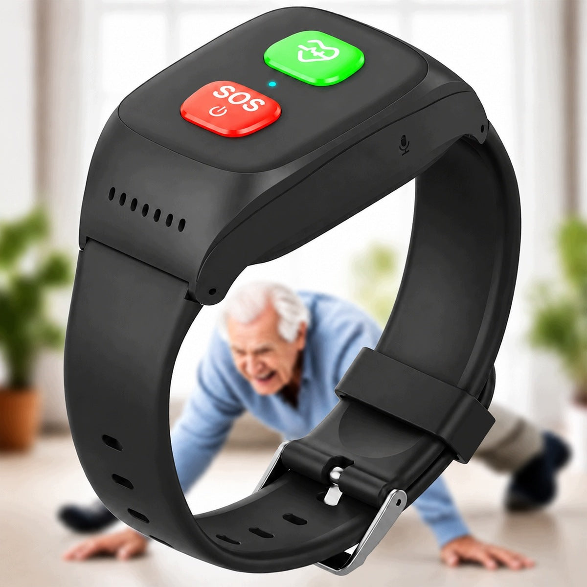 HEADBAND FOR SENIOR GPS locator heart rate drop sensor SOS button Brand no brand