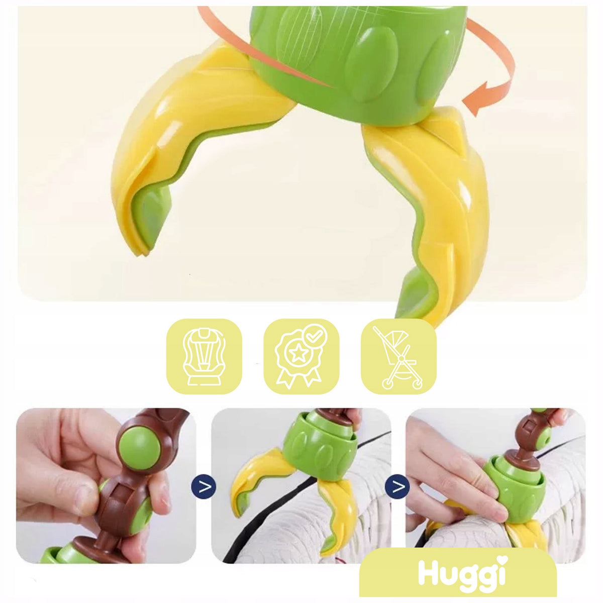 HEADBAND FOR STROLLER PENDANTS MUSIC BOX SPINNER BOW FOR CRIB ADJUSTABLE TOUCAN Brand Magical