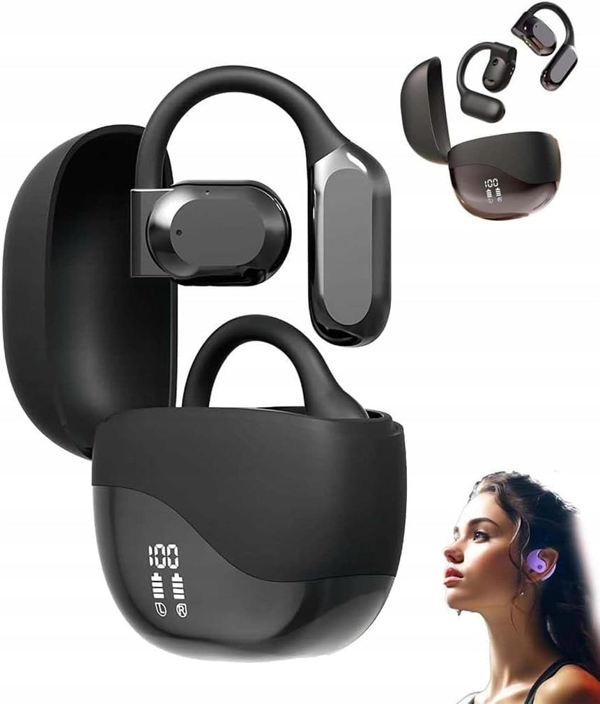 HEADPHONES AI WIRELESS BT 5.3 144 LANGUAGE BLACK