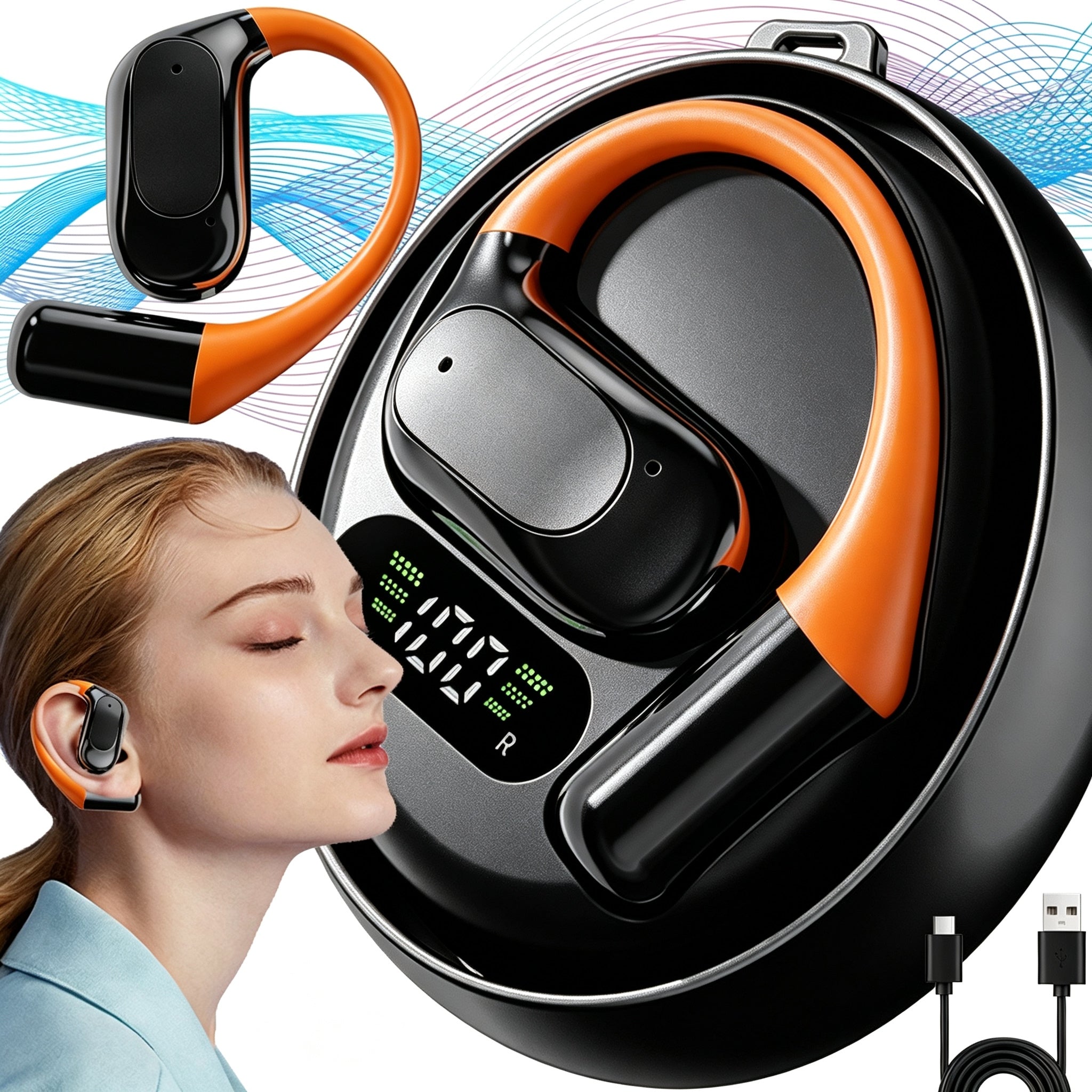HEADPHONES FOR TRANSLATION 139 LANGUAGES ANC BLUETOOTH 5.49