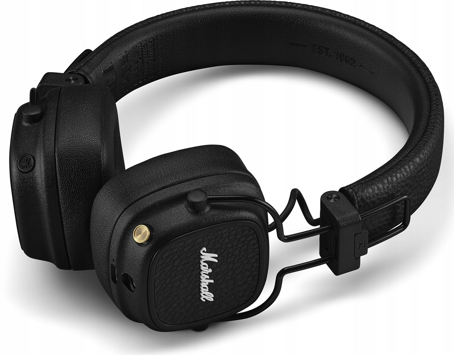 HEADPHONES MARSHALL MAJOR IV WIRELESS ON-EAR BLACK RETRO 80 H BT 5.0 Model Major IV