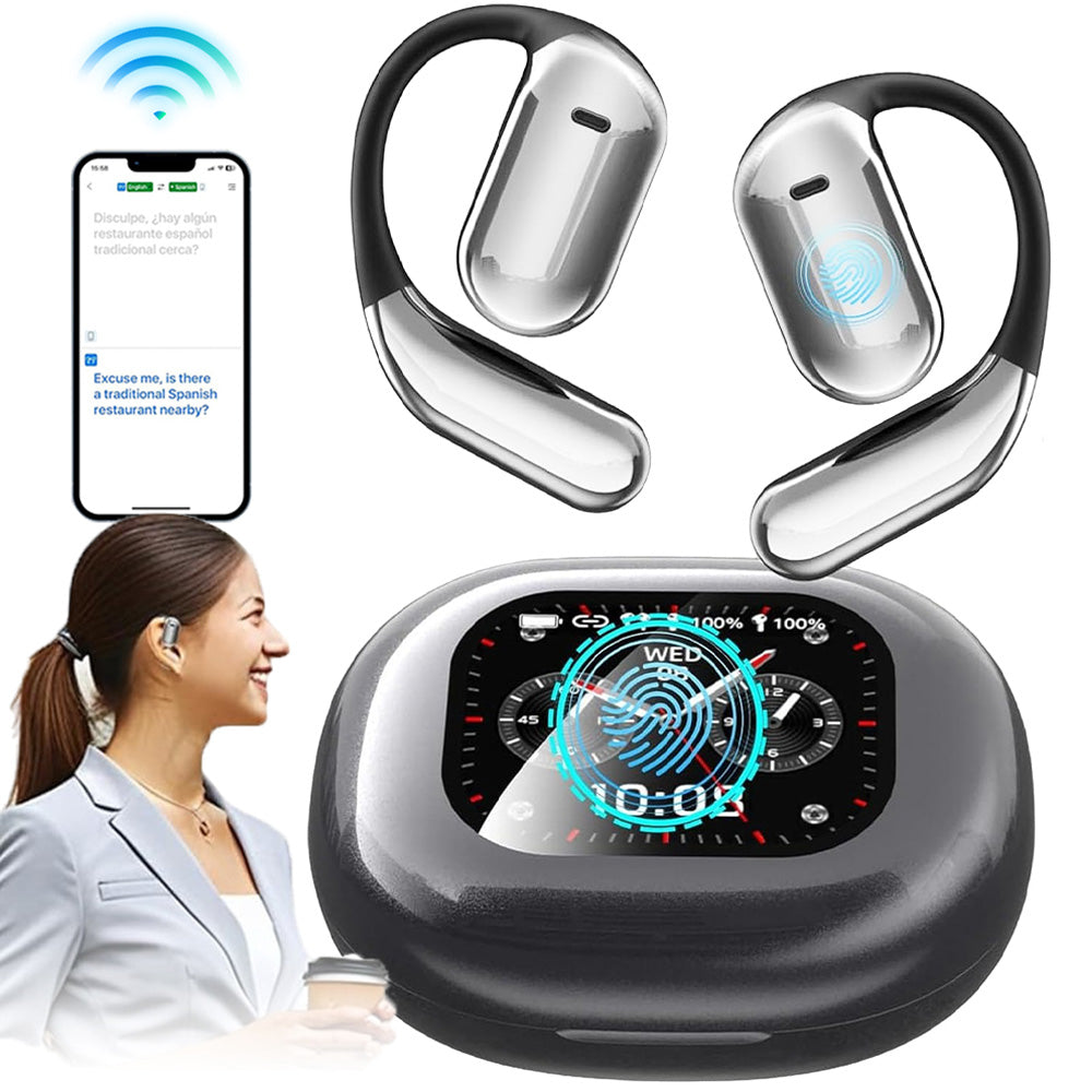 HEADPHONES TRANSLATING 114 LANGUAGES BLUETOOTH TRANSLATION IN TIME