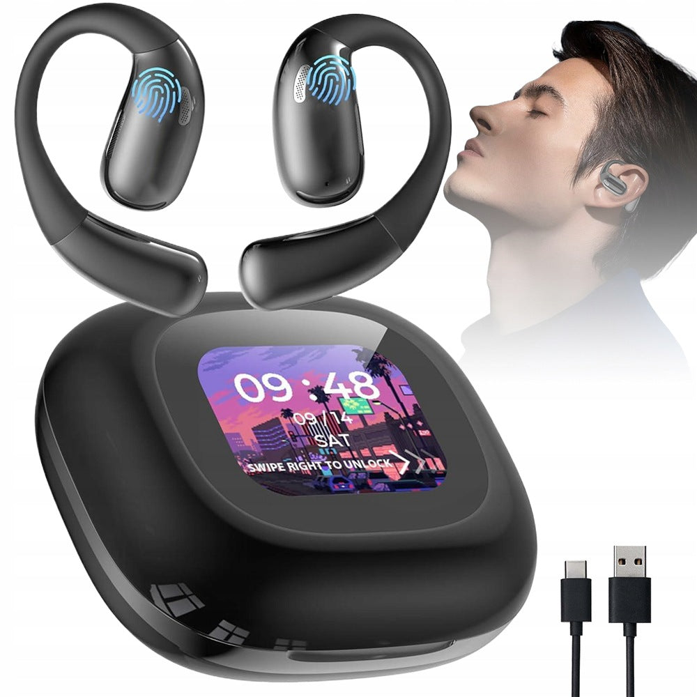 HEADPHONES WITH TRANSLATOR AI BLUETOOTH 5.3 139 LANGUAGES 60H WORK AND TRAVEL