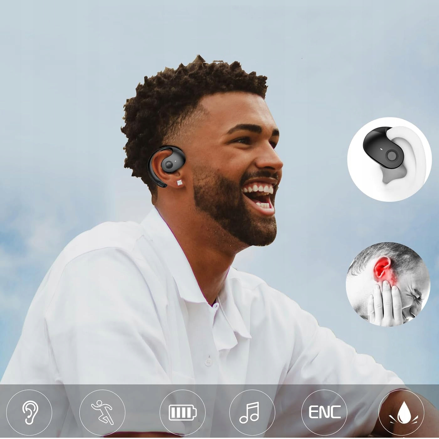 HEADPHONES WITH TRANSLATOR FUNCTION, 139 LANGUAGES, WIRELESS BLUETOOTH, Brand no brand
