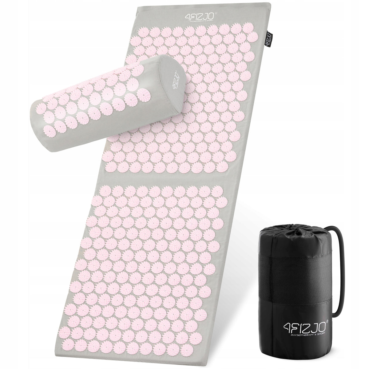 HEALTH ACUPRESSURE MAT WITH SPIKES ECO MASSAGE SET WITH PILLOW NEW