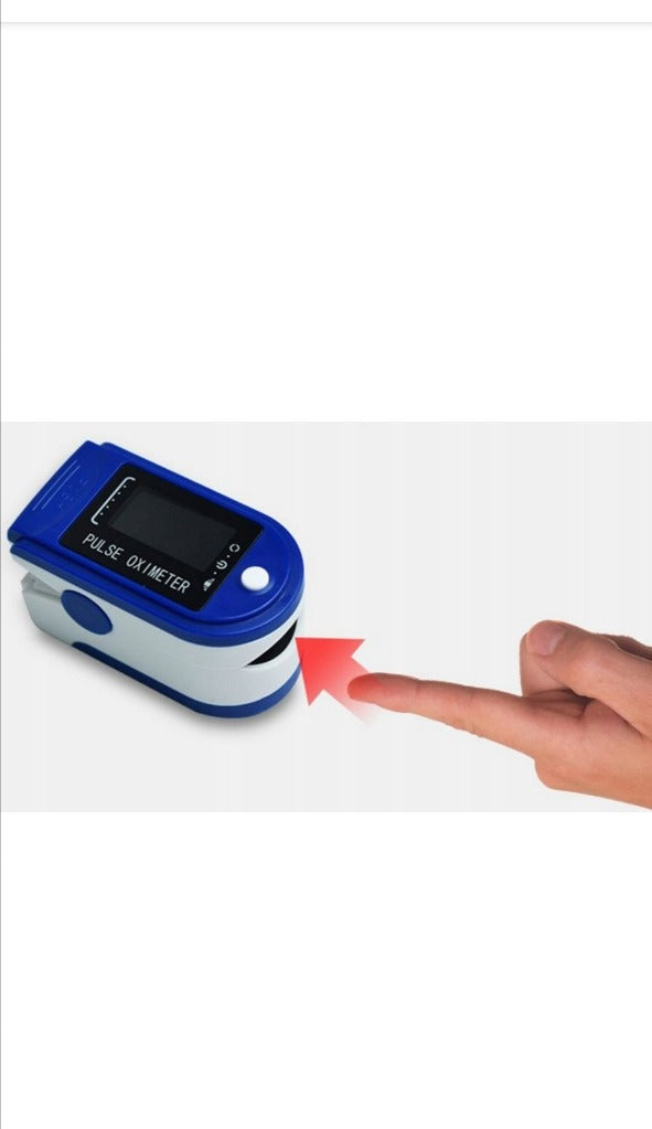 HEART RATE MONITOR PULSE OXIMETER BLUE MEDICAL OXIMETER Manufacturer code marec #2815