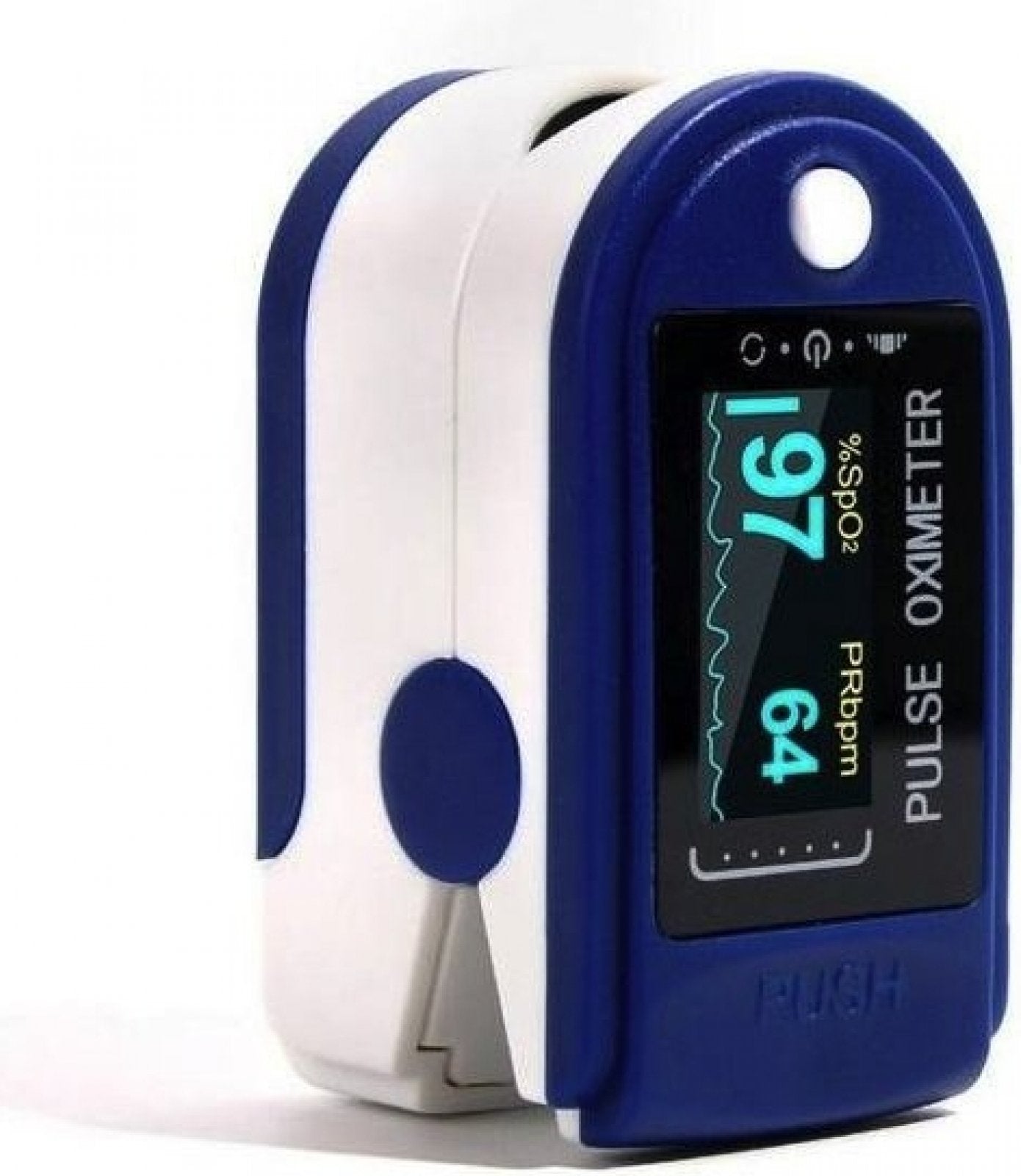 HEART RATE MONITOR PULSE OXIMETER BLUE MEDICAL OXIMETER Medical device no