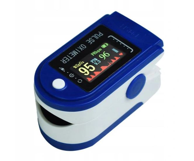 HEART RATE MONITOR PULSE OXIMETER BLUE MEDICAL OXIMETER