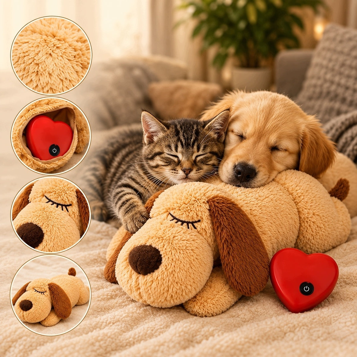 HEARTBEAT PUPPY: PUPPY TRAINING INTERACTIVE CALMING TOY - HEARTBEAT STUFFED Brand no brand