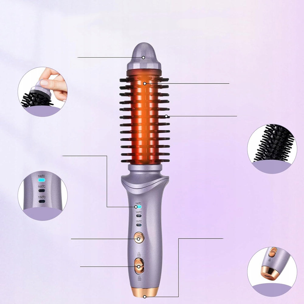 HEAT BRUSH, ELECTRIC HAIR BRUSH, WIRELESS CURLING IRON Brand no brand