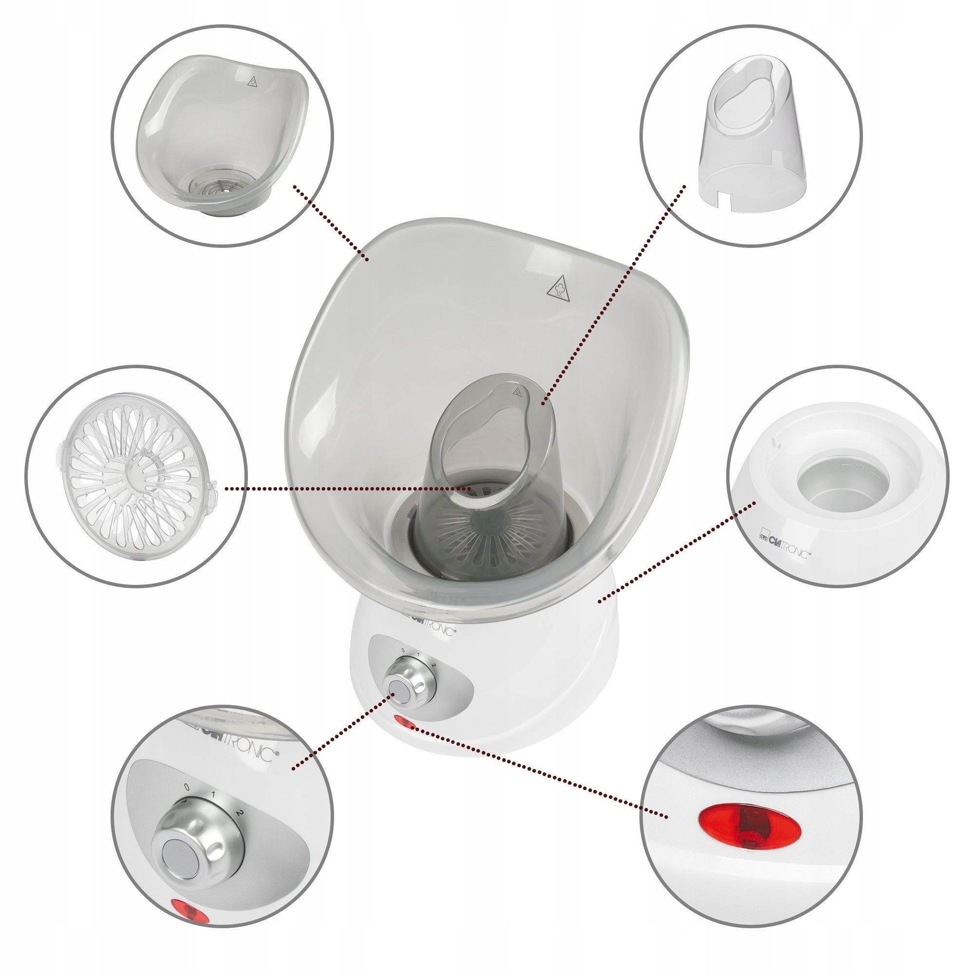HEAT INHALER STEAM SAUNA FOR FACE 2IN1 EAN (GTIN) 5908262788153