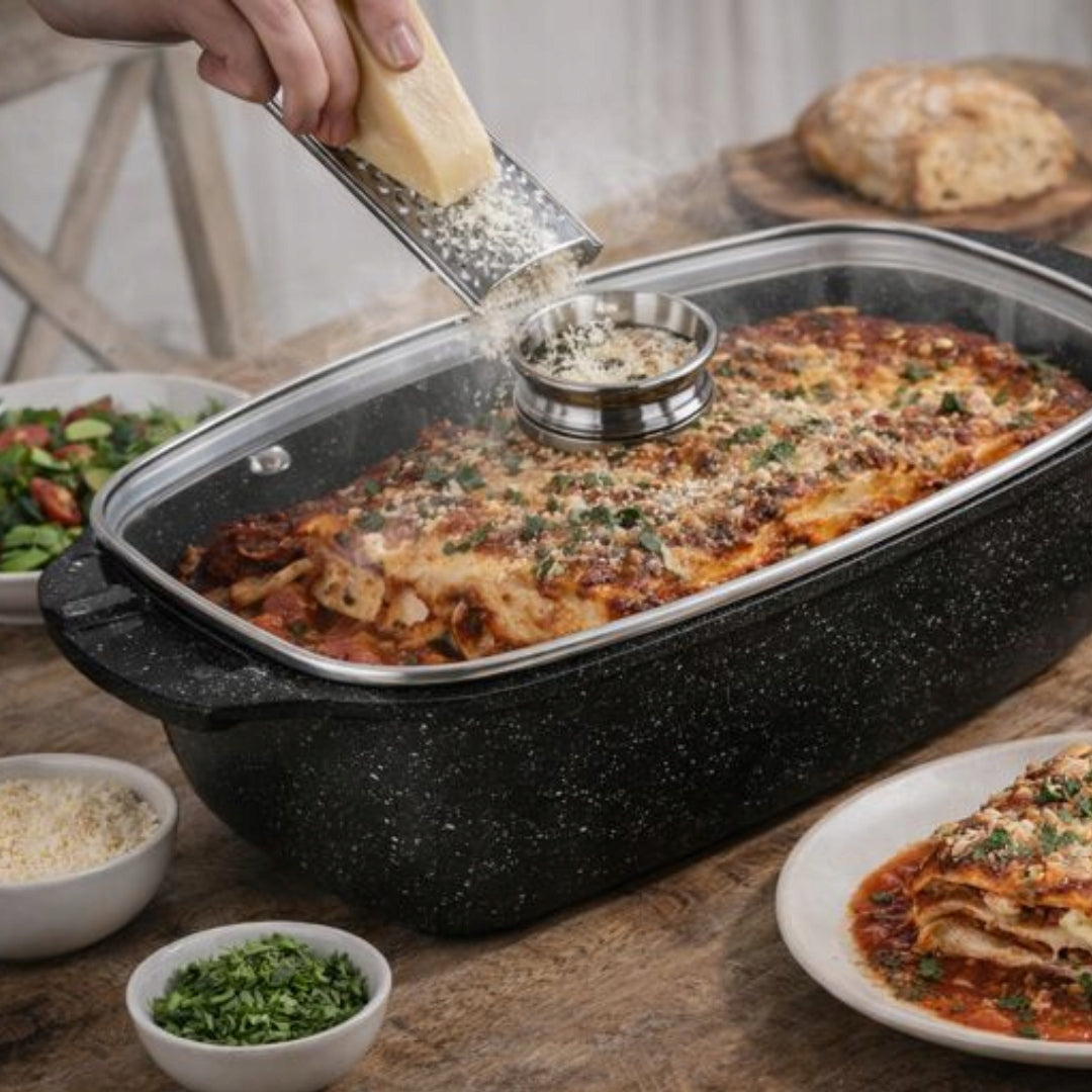 HEAT-RESISTANT PAN 5,5L GLASS COVER |GOOSE OVEN GAS INDUCTION Manufacturer code EH-7843