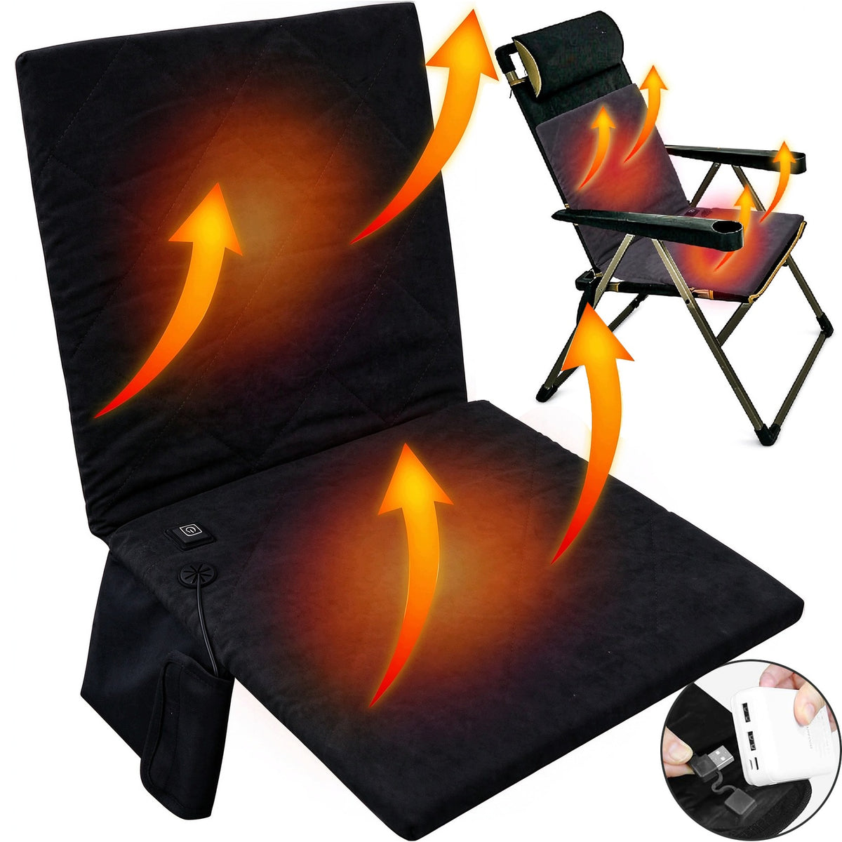 HEATED CUSHION SEAT COVER ARMCHAIR HEATING MATUSB