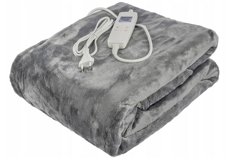 HEATED ELECTRIC BLANKET FOR TWO PEOPLE HEAVY AND SOFT + REMOTE CONTROL Packaging status original