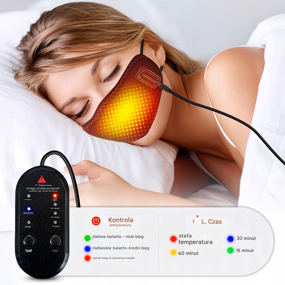 HEATED MASK DEVICE FOR HEAT THERAPY OF THE NOSE - USB Brand no brand