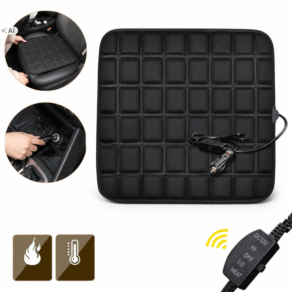 HEATED SEAT MAT UNIVERSAL HEATING PAD FOR CAR 12V