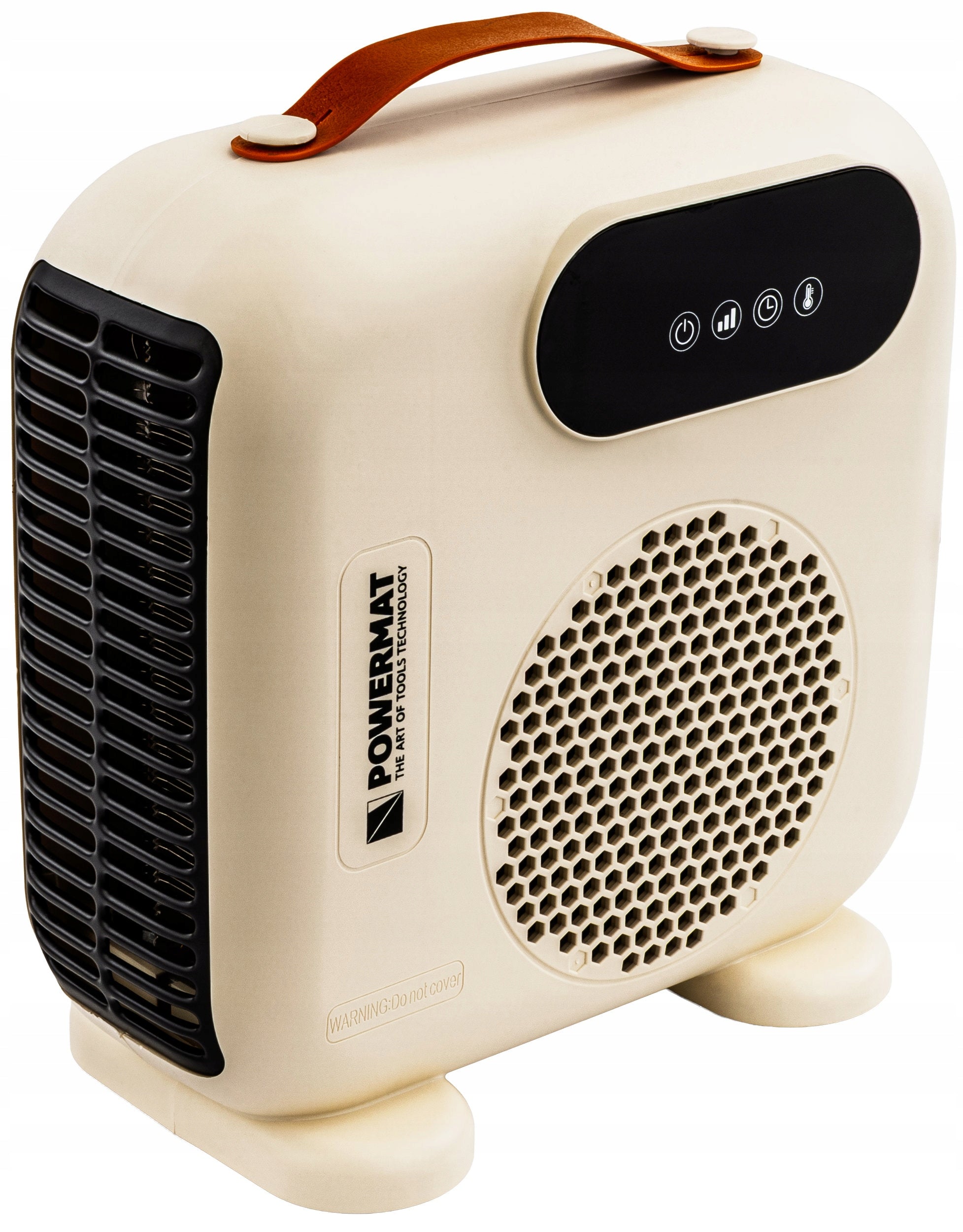 HEATER FAN ELECTRIC APRON VERTICAL HORIZONTAL THERMOSTAT LCD Dominant color beige/brown