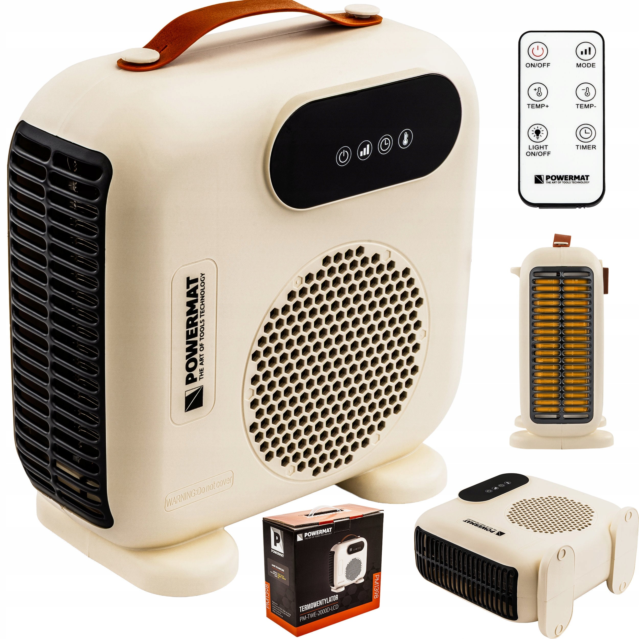 HEATER FAN ELECTRIC APRON VERTICAL HORIZONTAL THERMOSTAT LCD