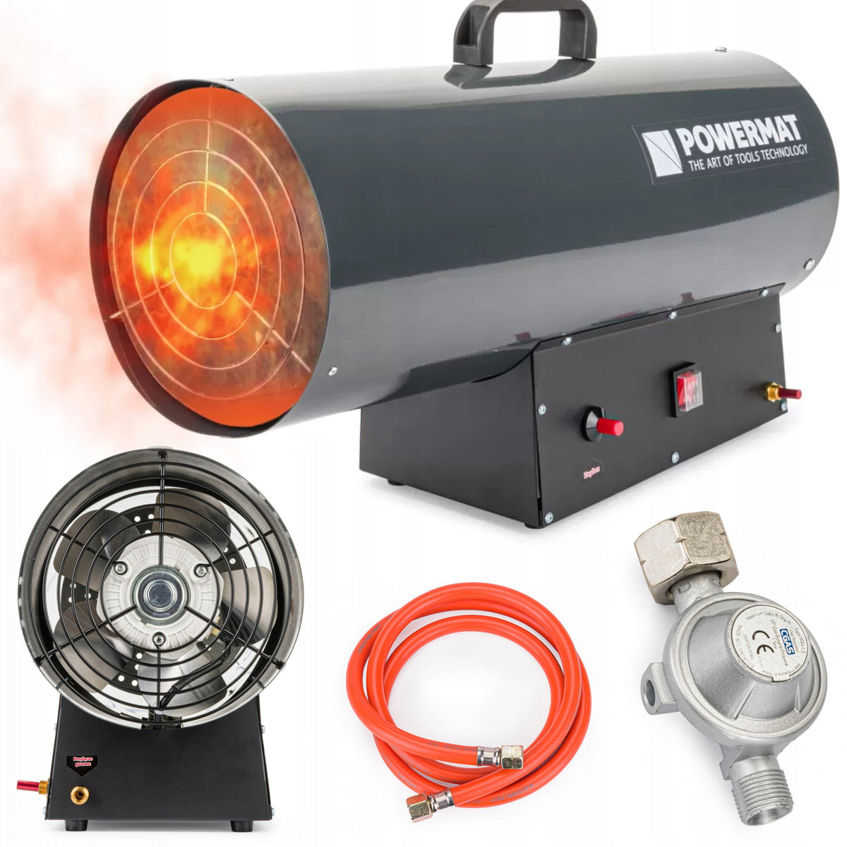 HEATER GAS BLOWER REDUCER SET 65KW POWERMAT PM-NAG-65GN FURNACE