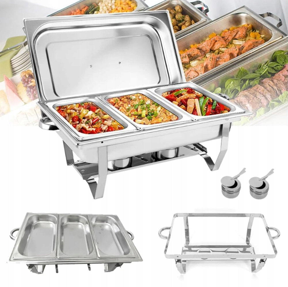 HEATER GN 1/3 FOR CATERING DISHES 9 L STAINLESS STEEL