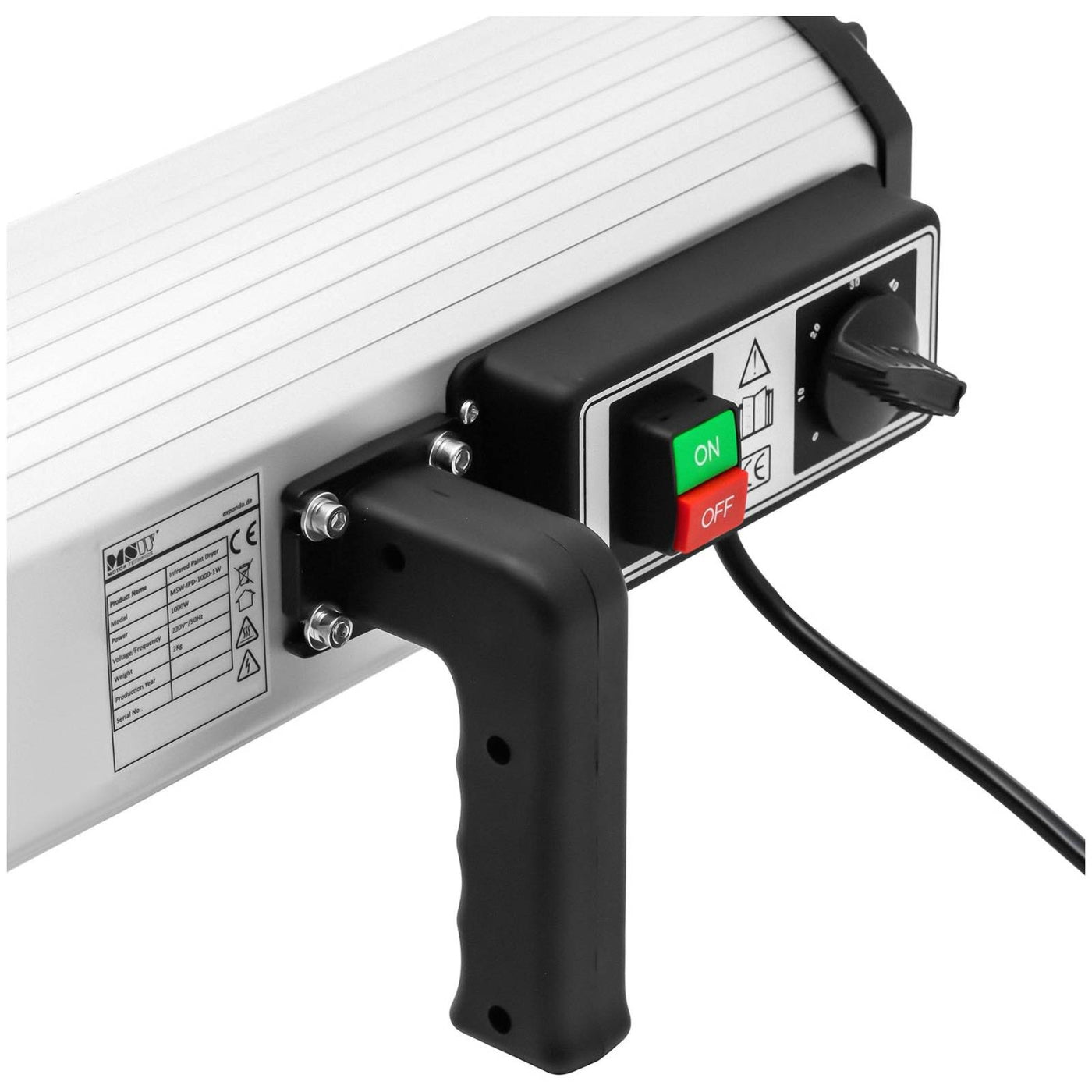HEATER IR HEATING PAINT LAMP Brand MSW Motor Technics