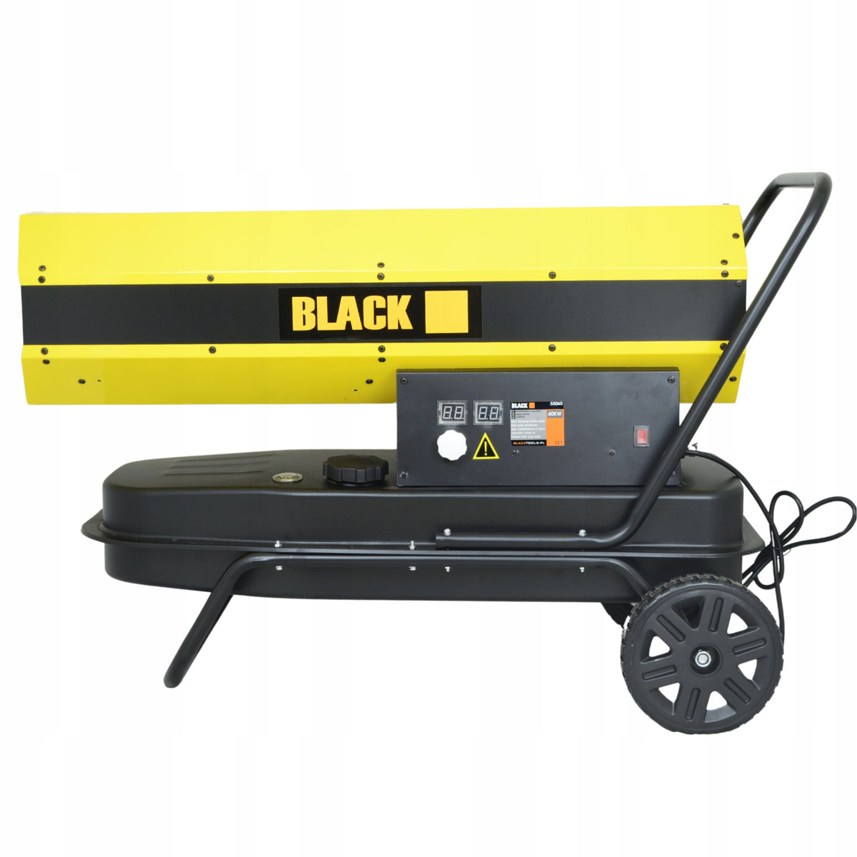 HEATER LARGE DIESEL OIL BLOWER 35KW THERMOSTAT LCD 38L BLACK Manufacturer code 55072