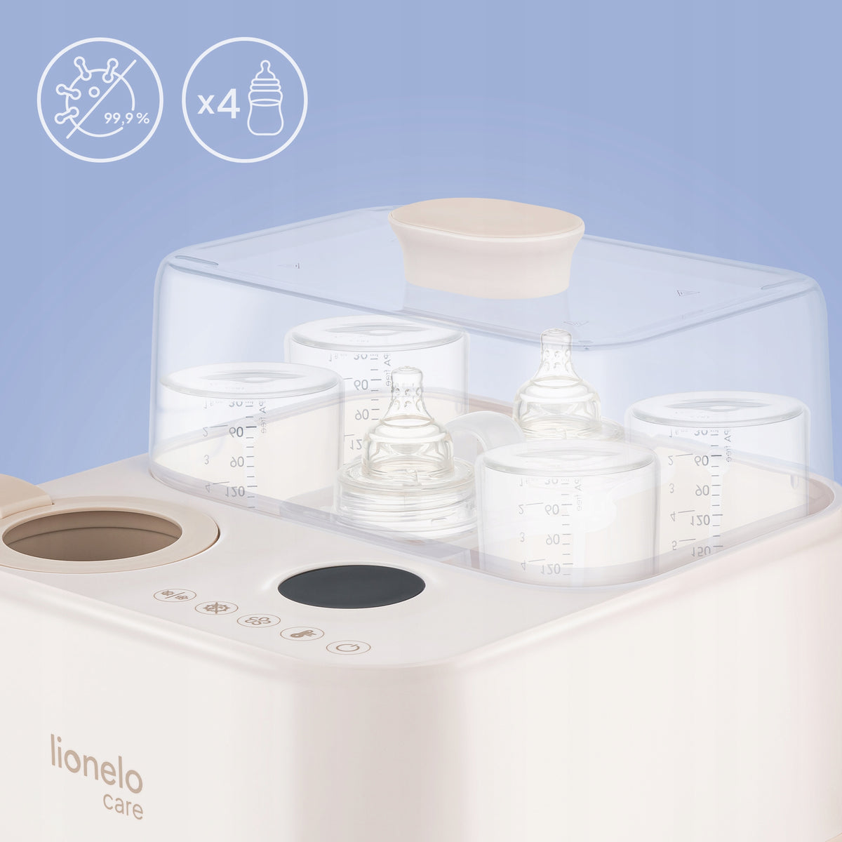 HEATER STERILIZER for bottles 4 bottles drying Lionelo Steamup Medical device no
