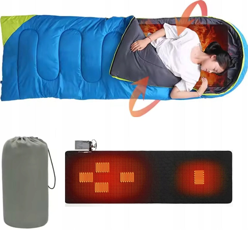 HEATING MAT BODY HEATER REMOTE CONTROL CAMPING FOR TENT 5V2A ADJUSTMENT!