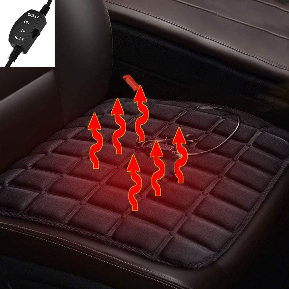 HEATING MAT CAR SEAT HEATED COVER Heating mat 12V 45x45CM Batteries included no