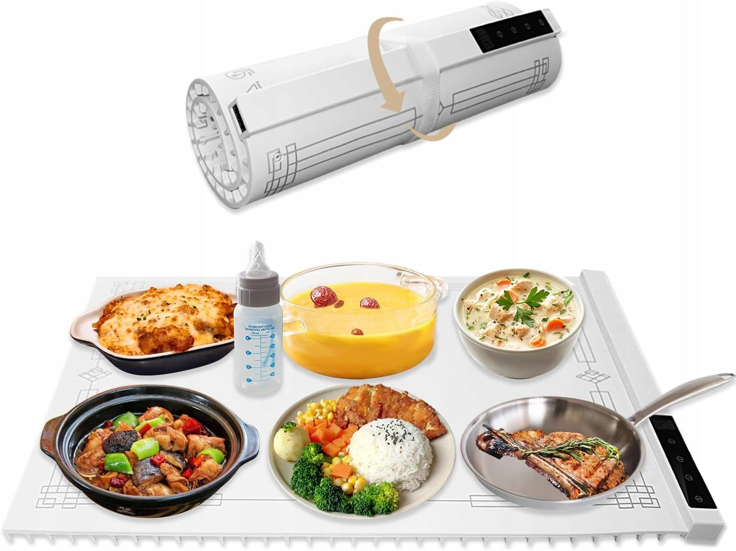 HEATING MAT ELECTRIC TRAY FOR HEATING FOOD