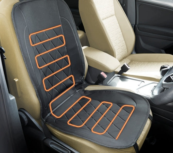 HEATING MAT FOR CAR SEAT HEATED SEAT 12V BLACK Brand no brand