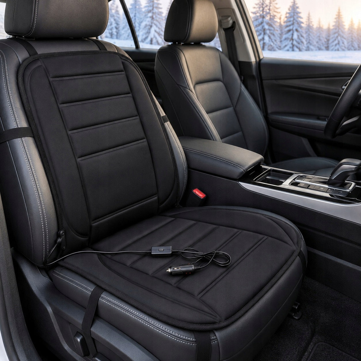HEATING MAT FOR DRIVER'S CAR SEAT ELECTRIC SEAT 12V REMOTE CONTROL Packaging status original
