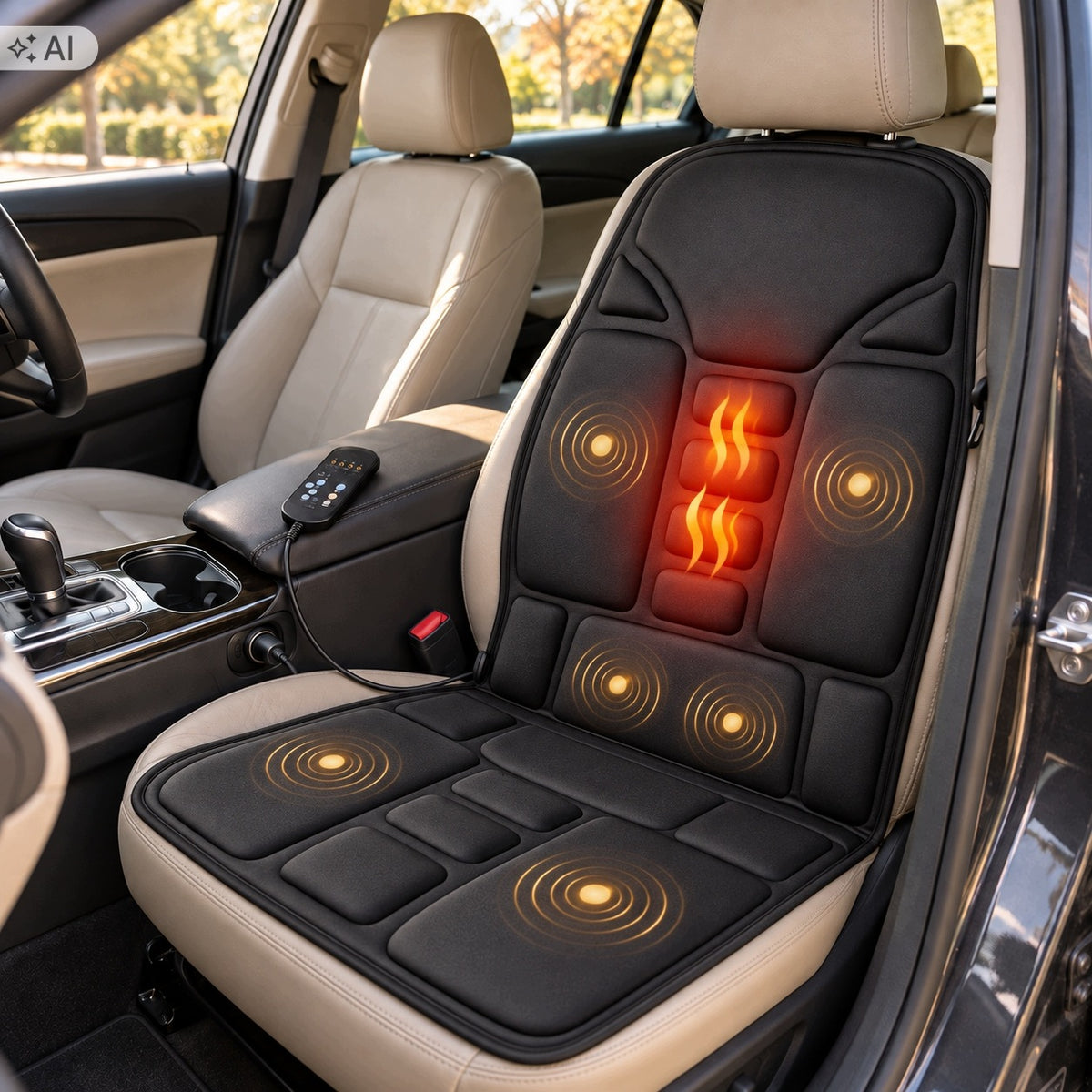 HEATING MAT FOR HEATED SEAT 2IN1 MASSAGING FOR CAR 8 PROGRAMS Packaging status original