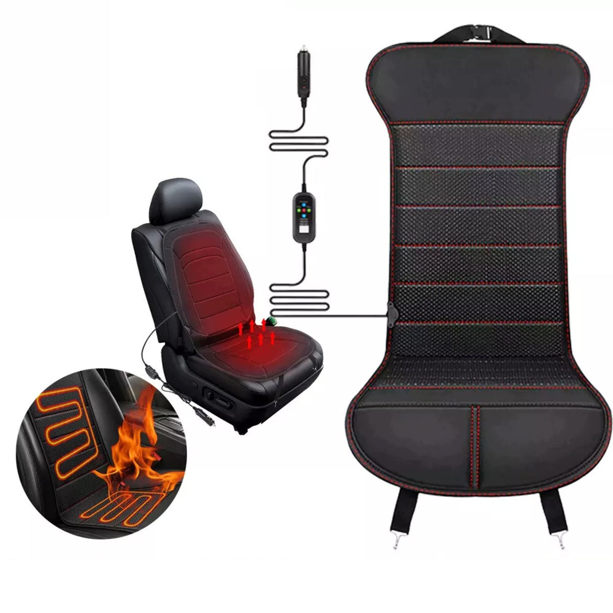 HEATING MAT HEATED CAR SEATS ADJUSTMENT REMOTE CONTROL 12V 24V