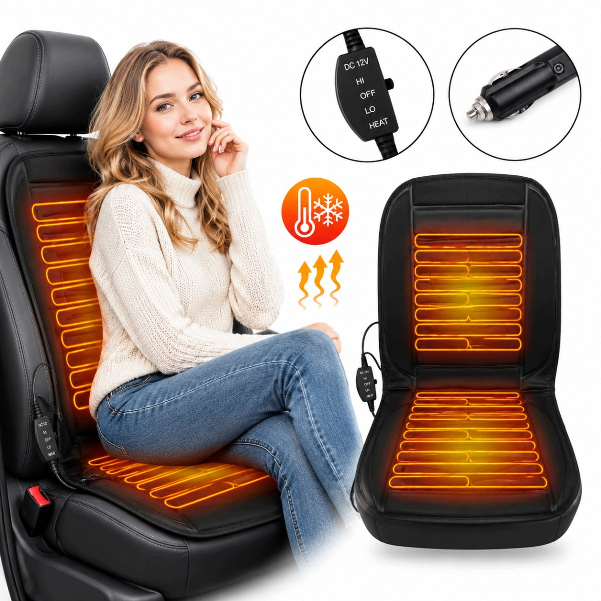 HEATING MAT SEAT HEATER FOR CAR 12V